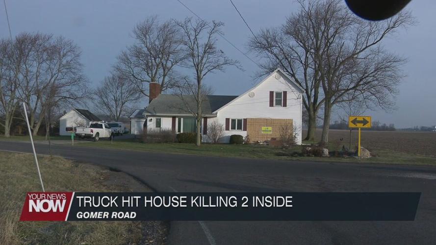 Two people killed when a driver of a pickup truck drove into their home