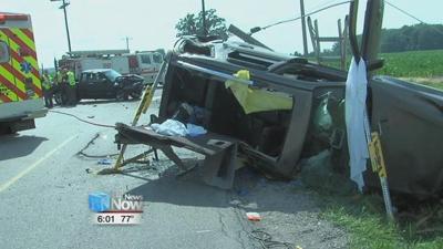 Accident sends two to hospital
