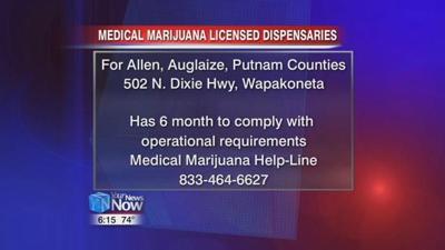 Medical marijuana dispensary license awarded to Wapakoneta location