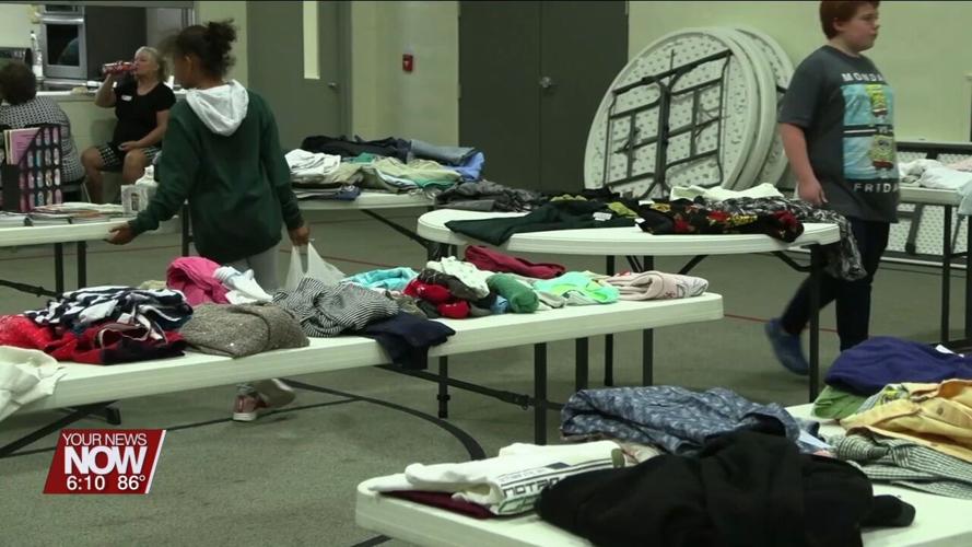 Union Chapel Missionary Church gives away rooms full of clothes, toys, and other home items to anyone in need