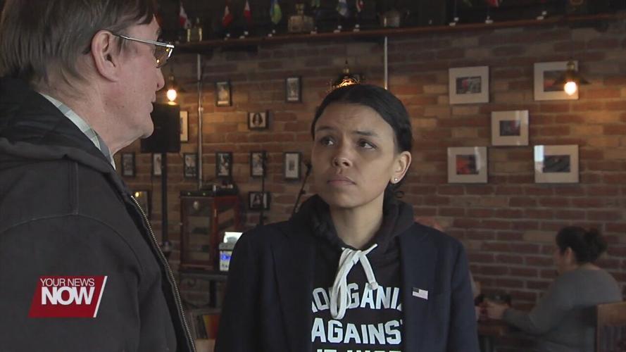 Democrat Harper campaigns for U.S. Senate in Lima on Friday