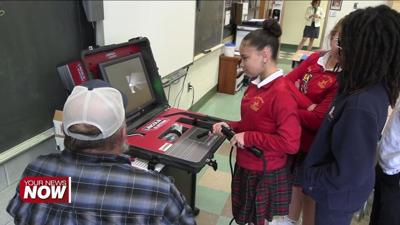 Lima Catholic Sixth Graders explore careers during Positive Addiction Week