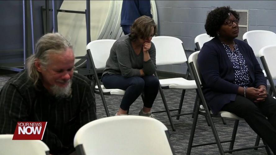 The Lima community came together in solidarity to pray for the youth and promote peace