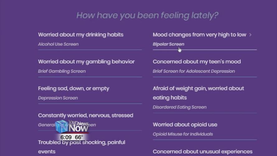 Local mental health officials want you to take a free screening to check your mental health