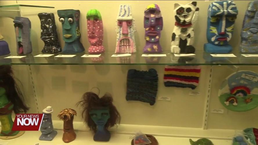 Middle Schoolers from Lima City Schools showcase their artwork at the Allen County Museum