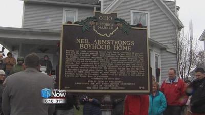 Armstrong's childhood home receives historical marker
