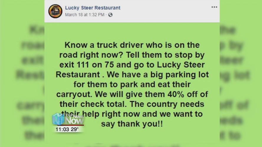 A diner in Wapakoneta goes viral after lending a helping hand to truck drivers