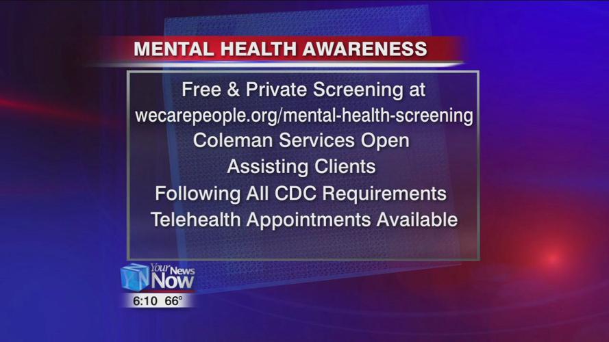 Local mental health officials want you to take a free screening to check your mental health