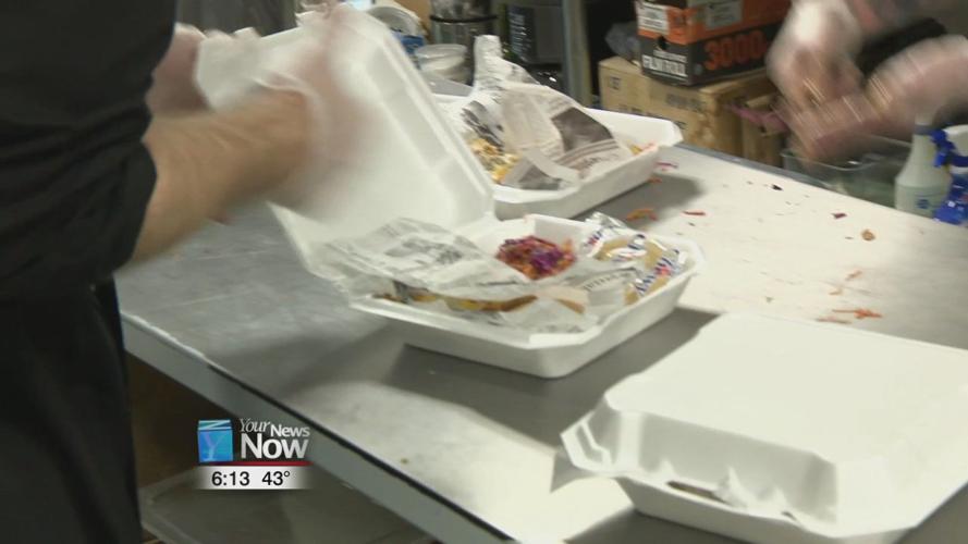 J Marie's in Wapak provided free curbside pickup dinners