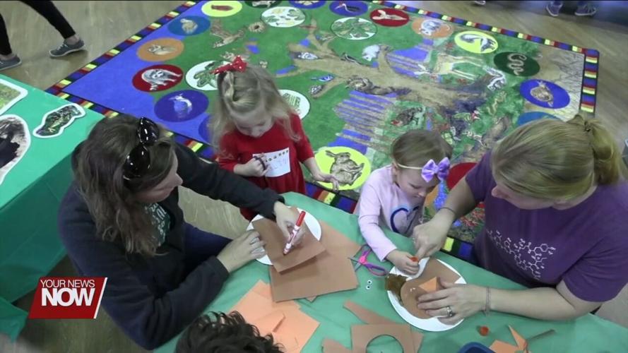Children get a fun lesson about Ohio's wild turkeys thanks to JAMPD's Nature Pals program