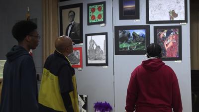 Lima Senior High School students showcase talent in art exhibit