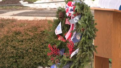 Community honors veterans with more than 620 wreaths at Shawnee Cemetery