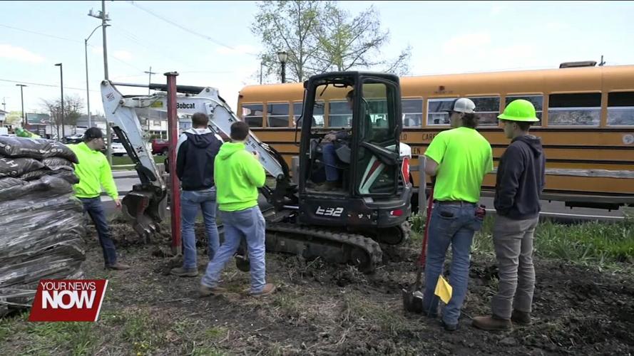 Apollo Career Center students provide a helping hand at the Children's Garden