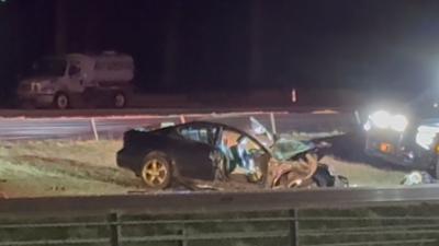 Two injured in late-night I-75 crash near Wapakoneta