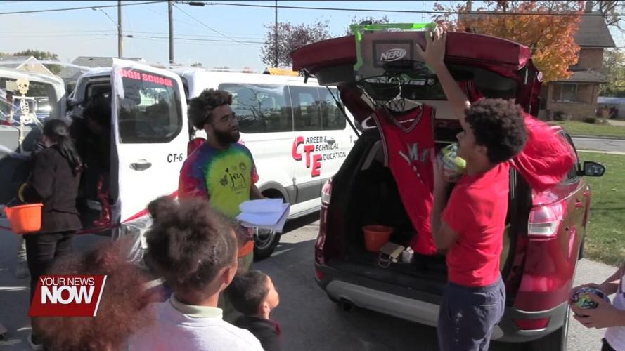 All treats, no tricks at Big Spartans Little Spartans Trunk or Treat event at Unity Elementary