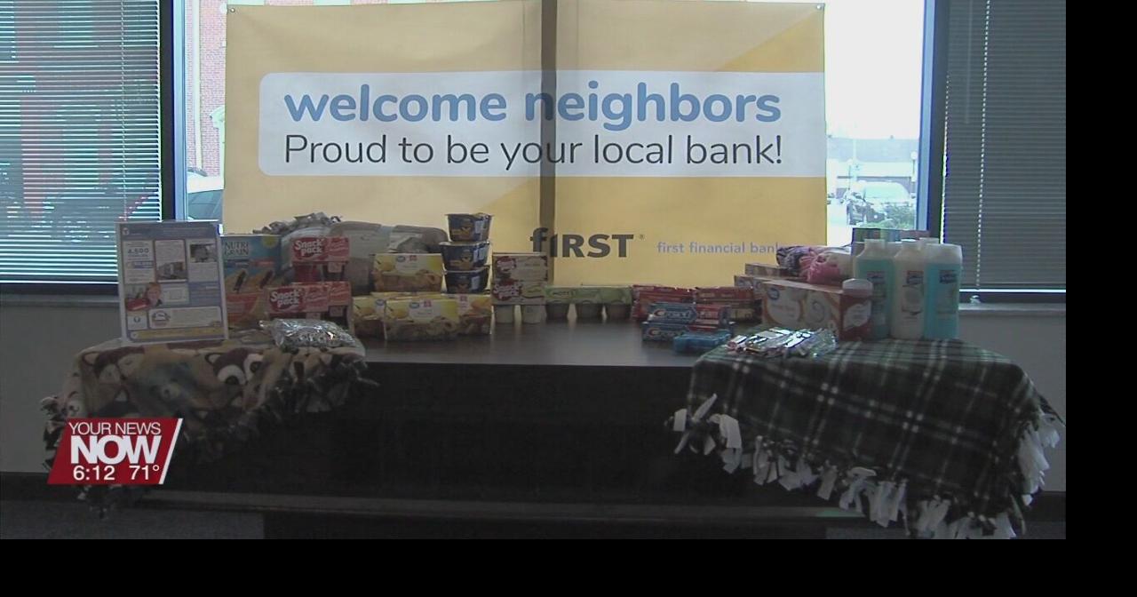 First Financial Bank in Delphos holds drive to help families through