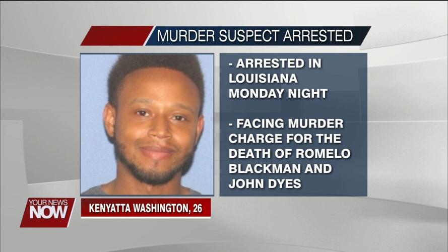 Suspect in Saturday's double homicide apprehended in Louisiana