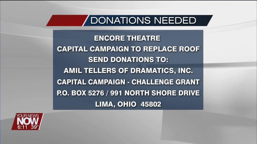 Encore Theatre is in desperate need of a new roof and is asking for donations