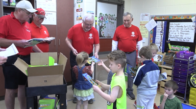Optimist Club delivers books to Auglaize County students