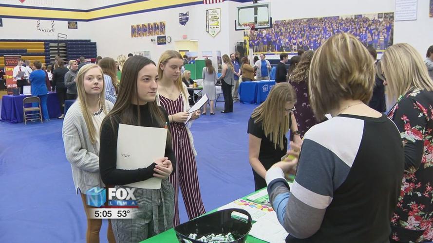 Lincolnview High School students go into career fair with a plan