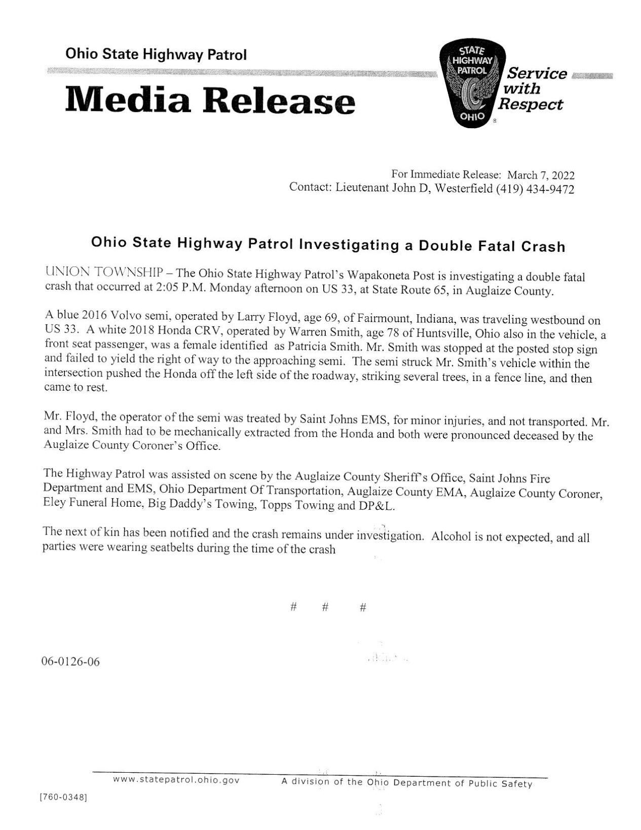 Press Release Update on Fatal Crash.pdf
