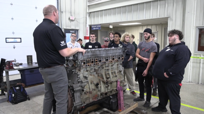 Stoops Freightliner opens their doors to area vocational students