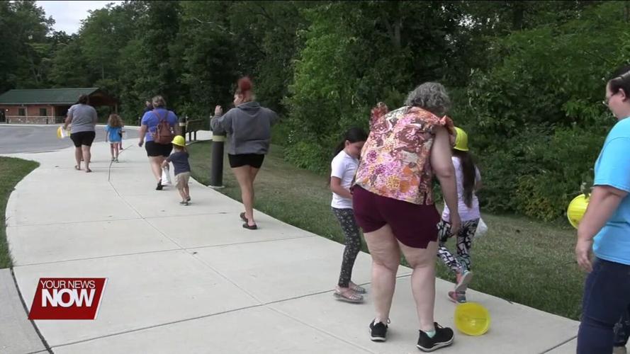 Children explore nature and their imaginations at JAMPD "Fairy House" building program