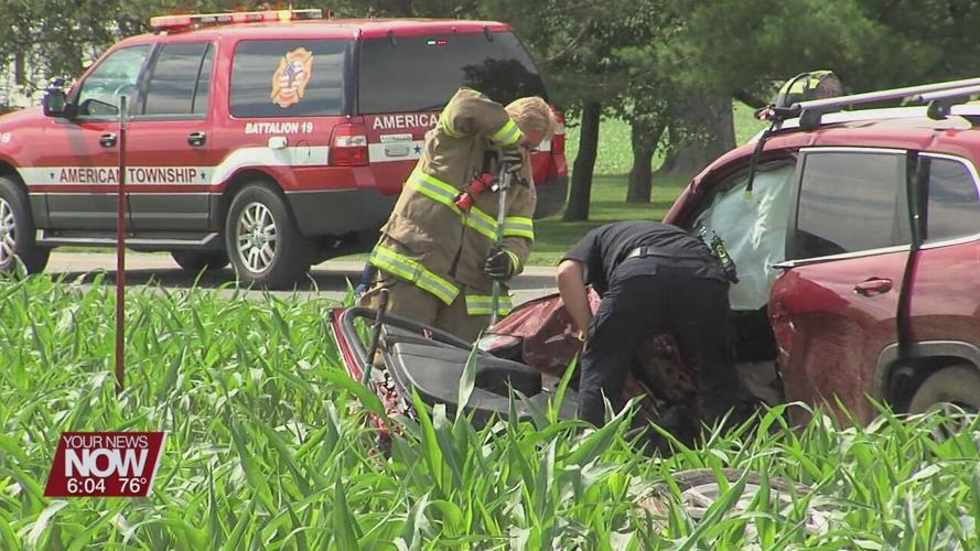 One injured in crash at Grubb and Piquad Roads intersection
