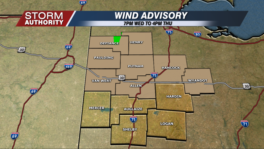 Wind Advisory Area