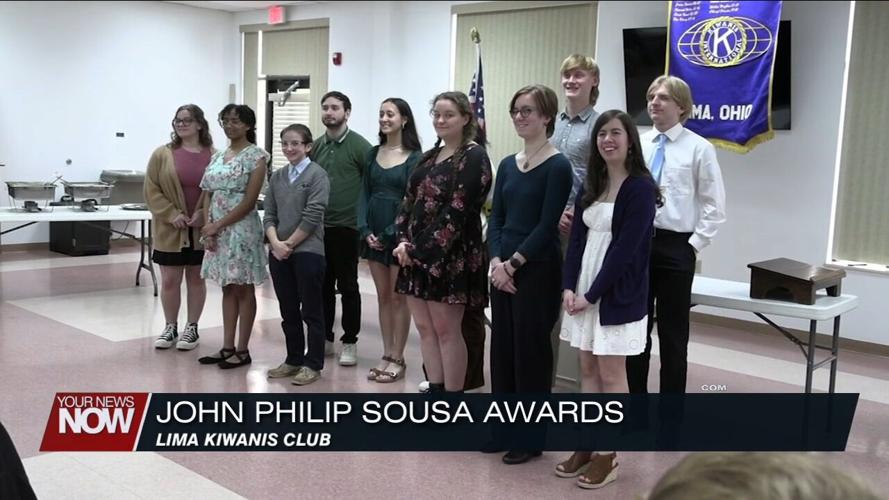 Lima Kiwanis Club awards eleven Allen County students the John Philip Sousa Award