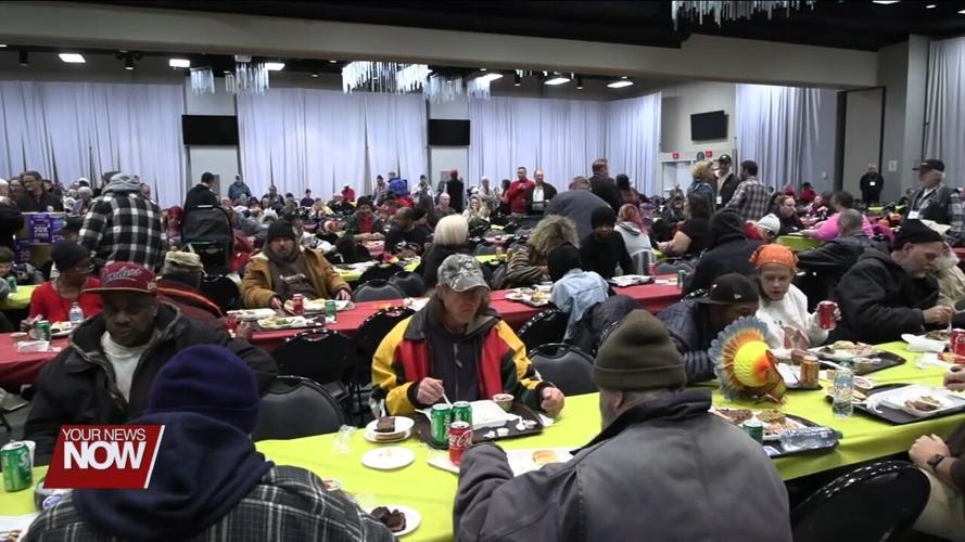 Thousands fed during the annual dinner at the Civic Center