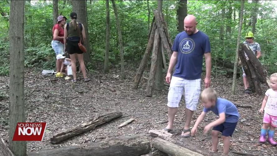 Children explore nature and their imaginations at JAMPD "Fairy House" building program