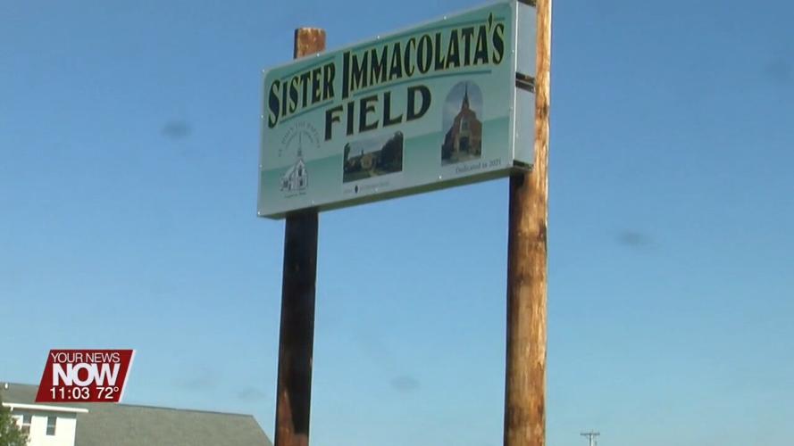 Landeck Catholic church names ball diamond after Sister Immacolata