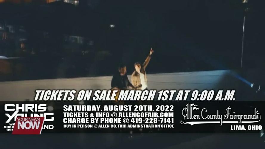 Allen County Fair Board announces country music star Chris Young to perform at 2022 Allen County Fair