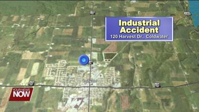 Employee hospitalized after industrial accident in Coldwater