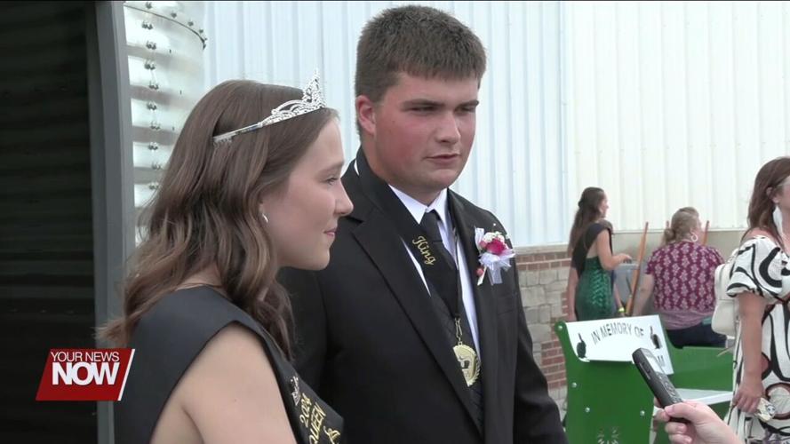 The 2024 Auglaize County Junior Fair King and Queen crowned