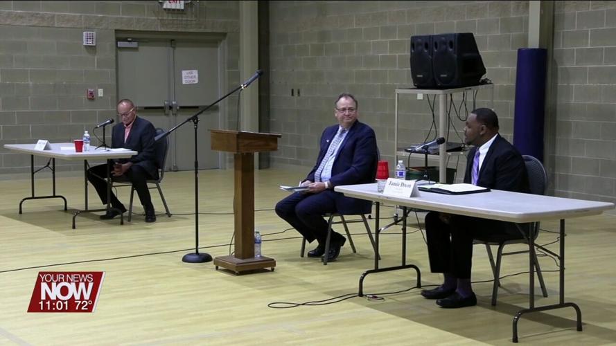 The Lima Allen County Neighborhoods in Partnership organizes a debate for the Lima City Council presidency at St. Luke's Lutheran Church.