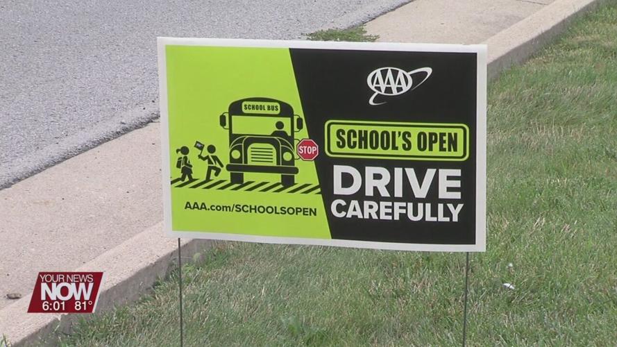 Drivers reminded to slow down and watch for pedestrians around school zones