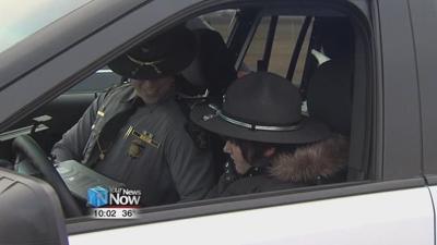 Putnam County woman with brain tumor gets special wish granted from the Ohio State Highway Patrol
