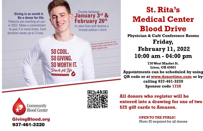 blood drive flyer