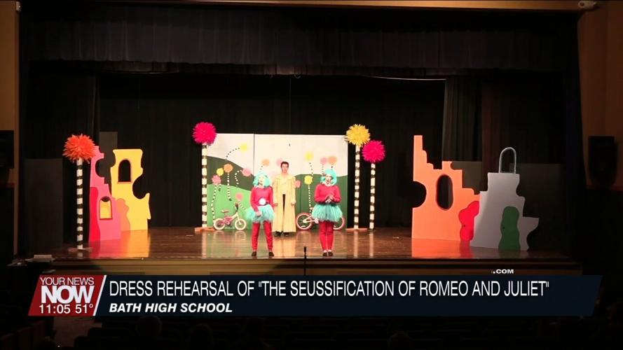 The Bath Drama Club gets ready for "The Seussification of Romeo and Juliet"