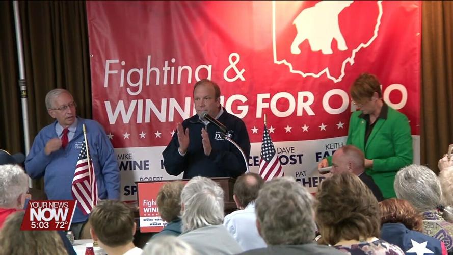Ohio Supreme Court Justice candidates speak to the Republican crowd