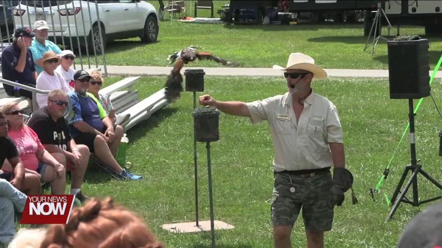 Free show at Allen County Fair lets audience get close to birds of prey