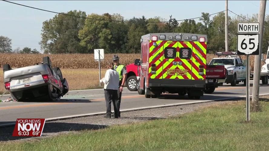 Two-vehicle accident Friday afternoon halts traffic on North West Street