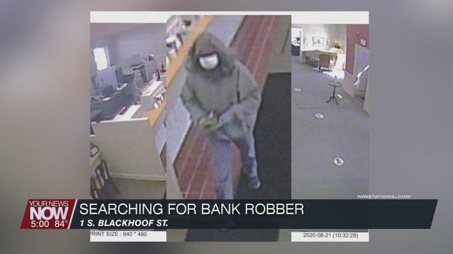 Wapakoneta Police Department looking for bank robbery suspect