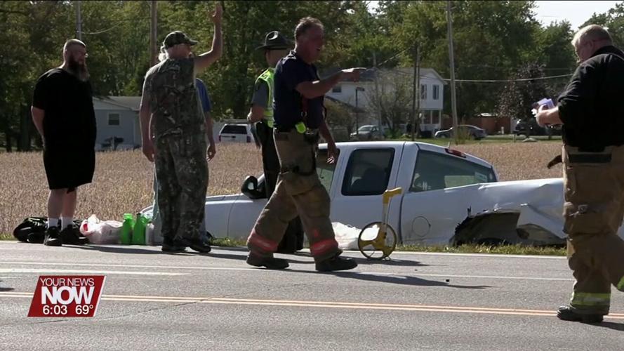 Two-vehicle accident Friday afternoon halts traffic on North West Street