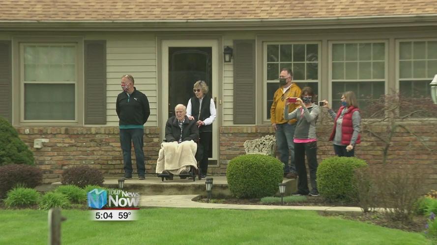 Allen County community shows support for long time public servant in social distancing fashion