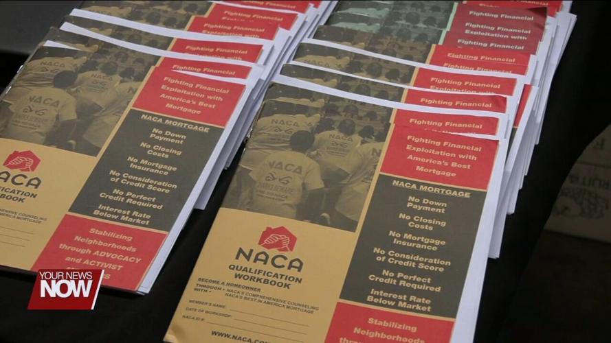 Mayor of Lima checks out progress of future homeowners at final NACA