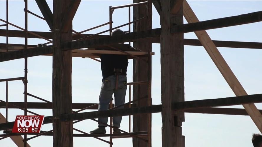 Historic barn being reassembled for Swiss Community Historical Society's new center