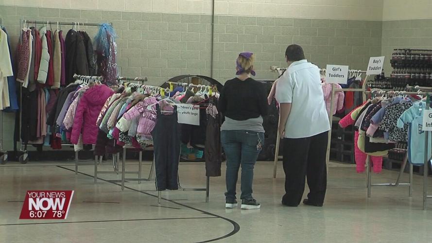 Winter coats, hats, and gloves available for those in need at the Lima Salvation Army